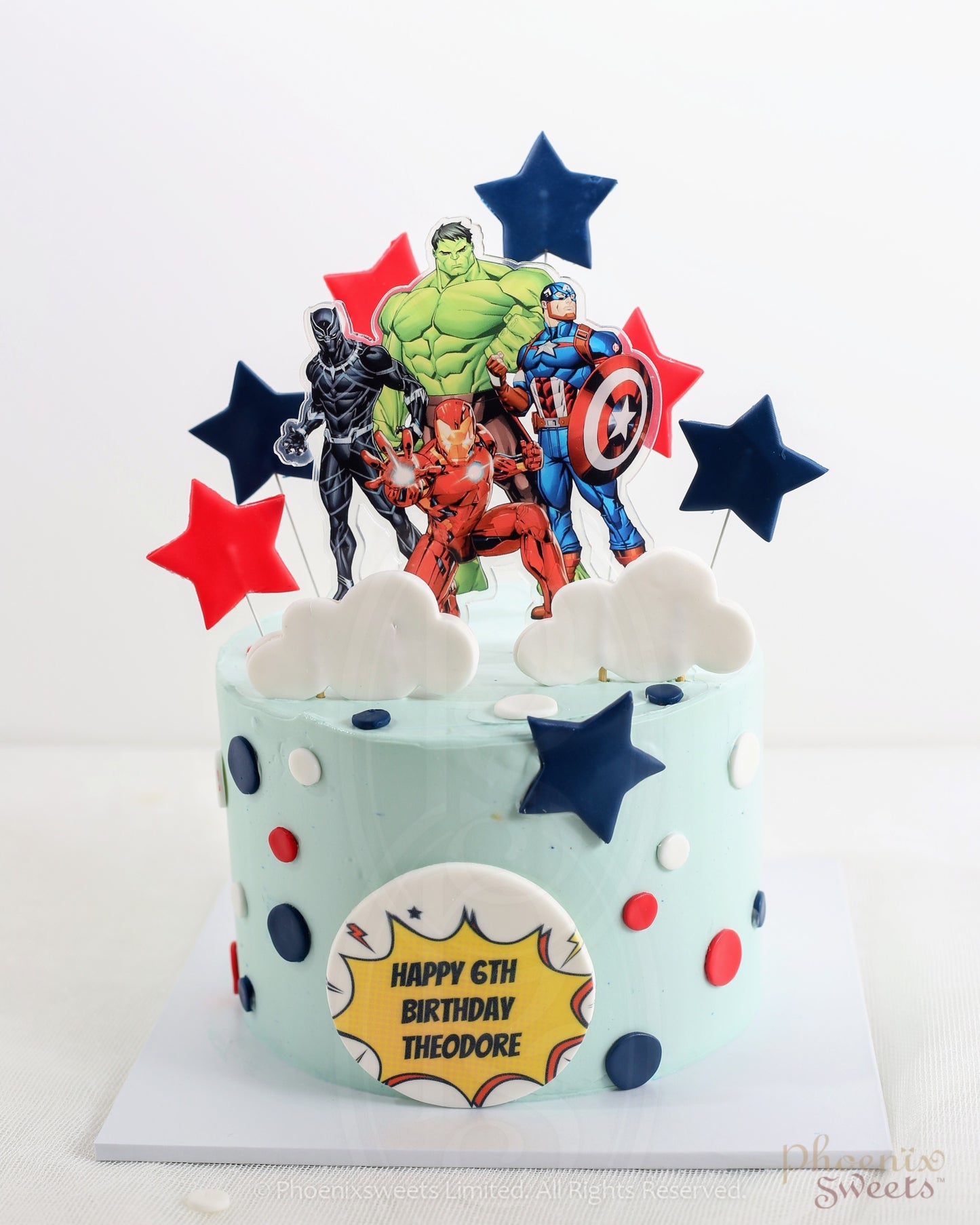 Butter Cream Cake - Superhero Cake