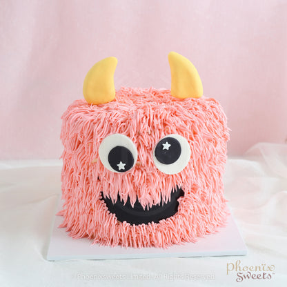 Butter Cream Cake - Happy Monster Cake