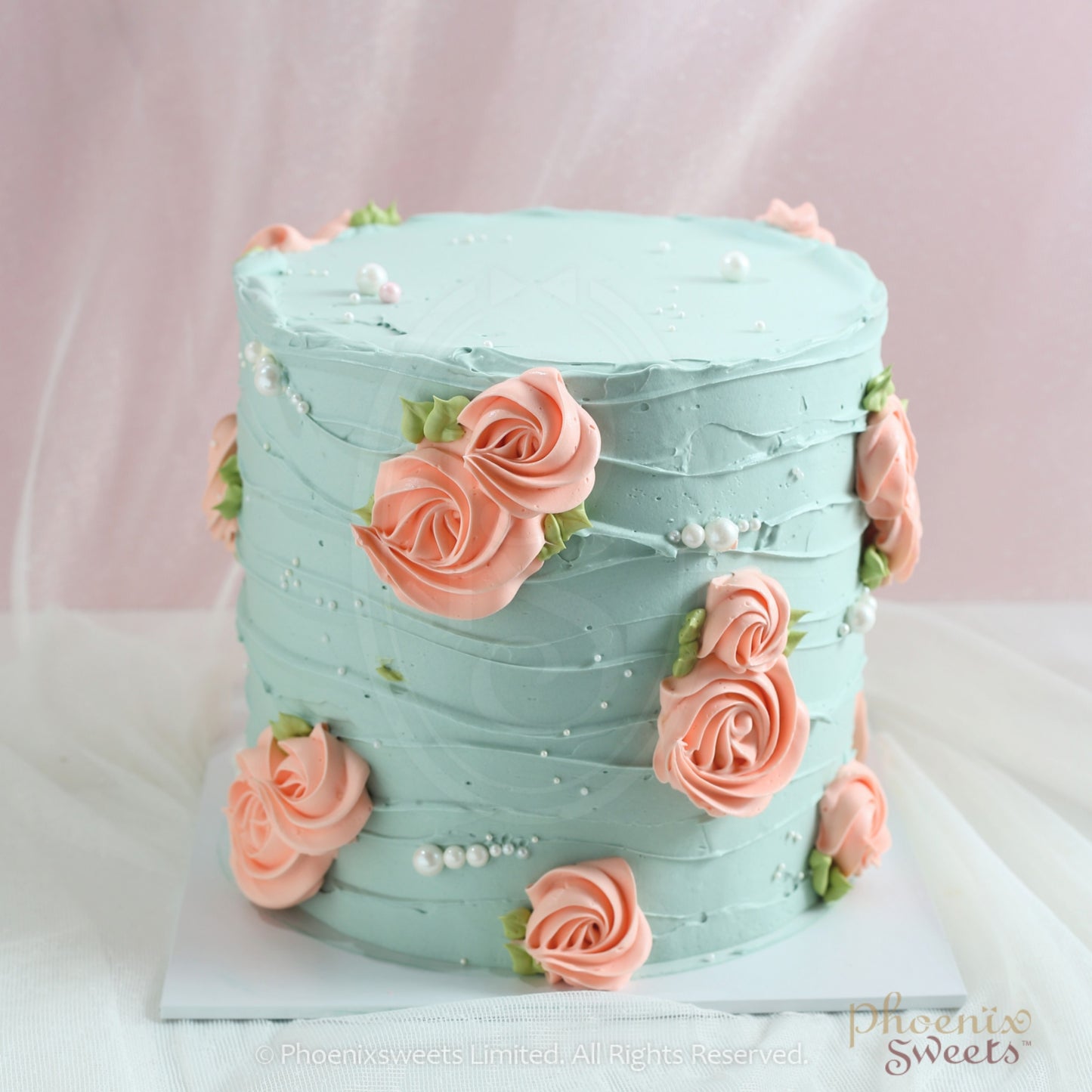 Butter Cream Cake - Swirls of Grace Cake