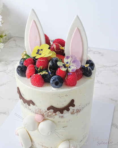 Butter Cream Cake - Semi Raw Bunny Cake