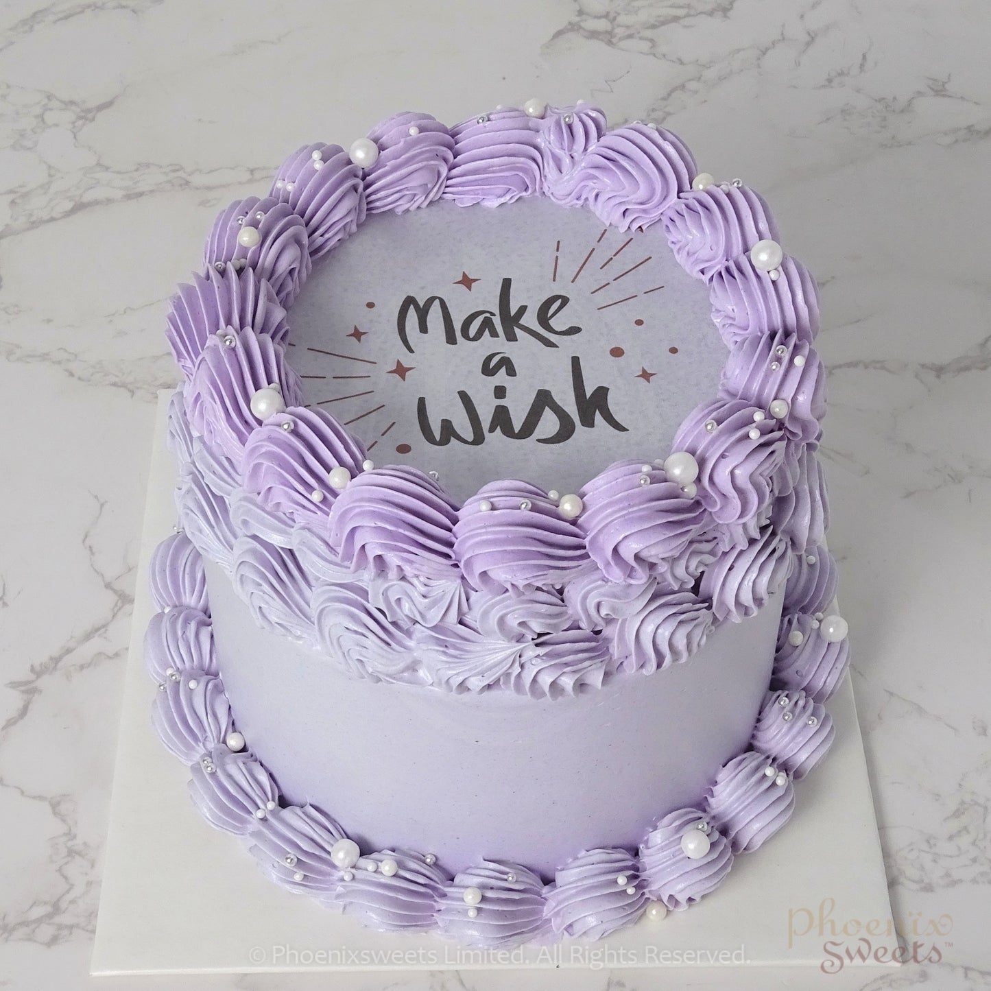 Butter Cream Cake - Burn Away Cake