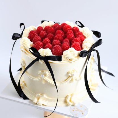 Butter Cream Cake - Raspberry Table Cake
