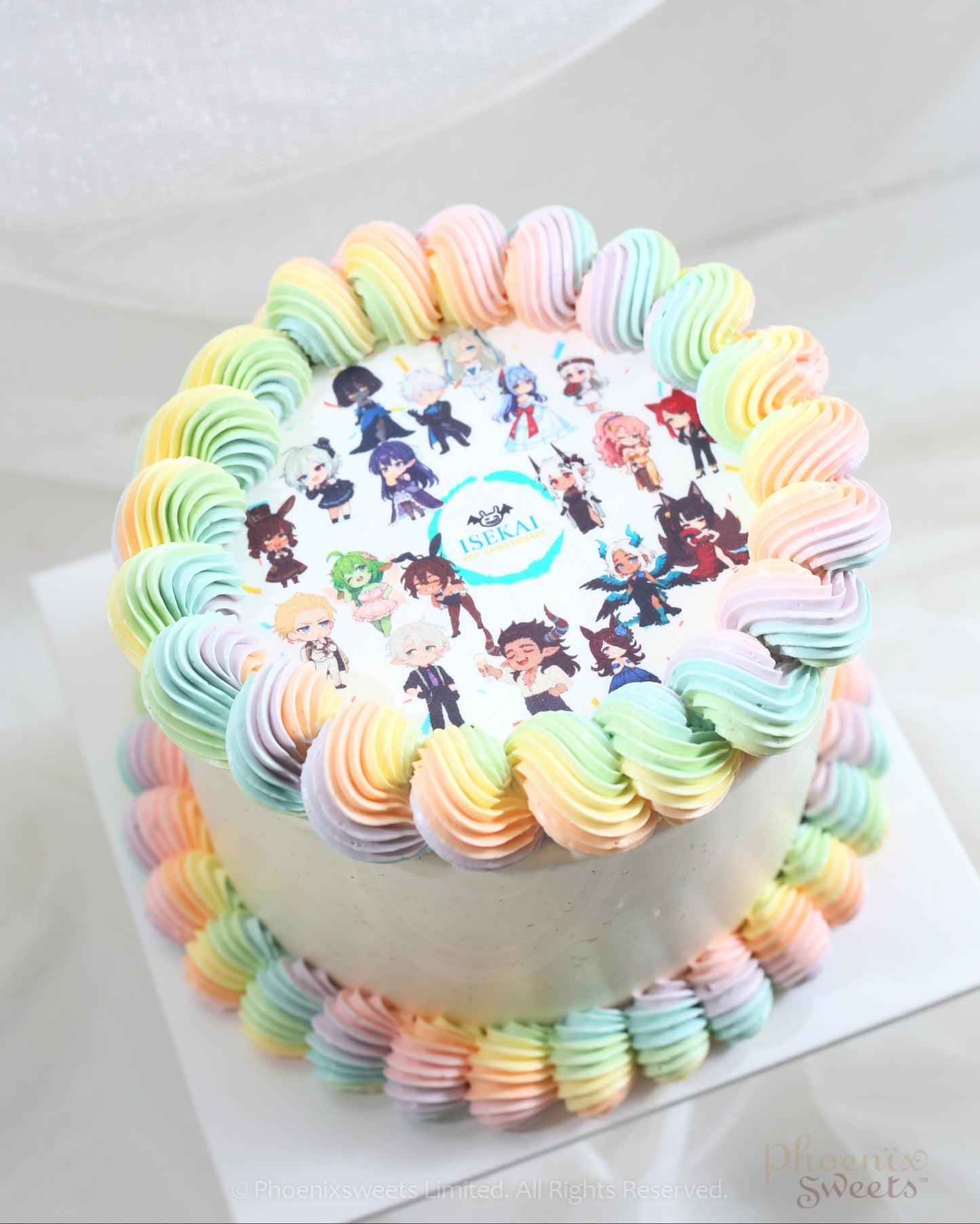 Butter Cream Cake - Digital Print Logo Cake