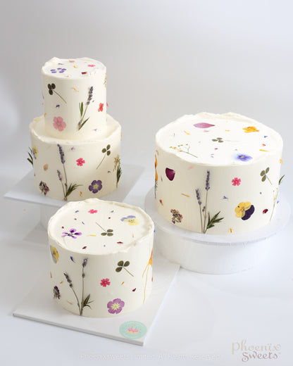Butter Cream Cake - Flower Garden