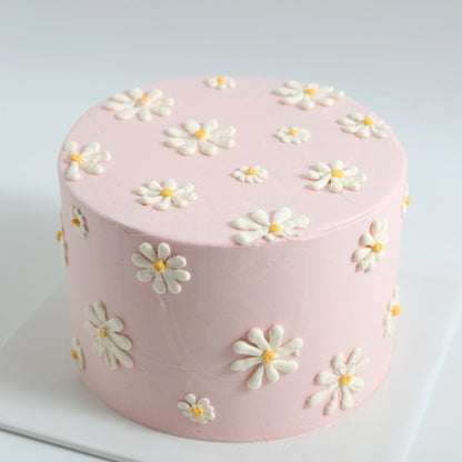 Butter Cream Cake - Little Daisies