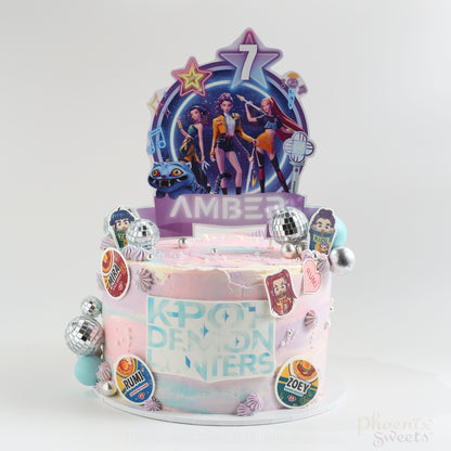 Butter Cream Cake - Kpop Demon Hunter Cake