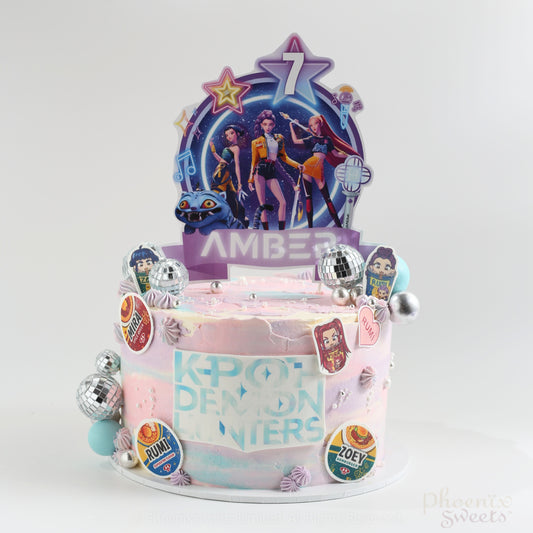 Butter Cream Cake - Kpop Demon Hunter Cake