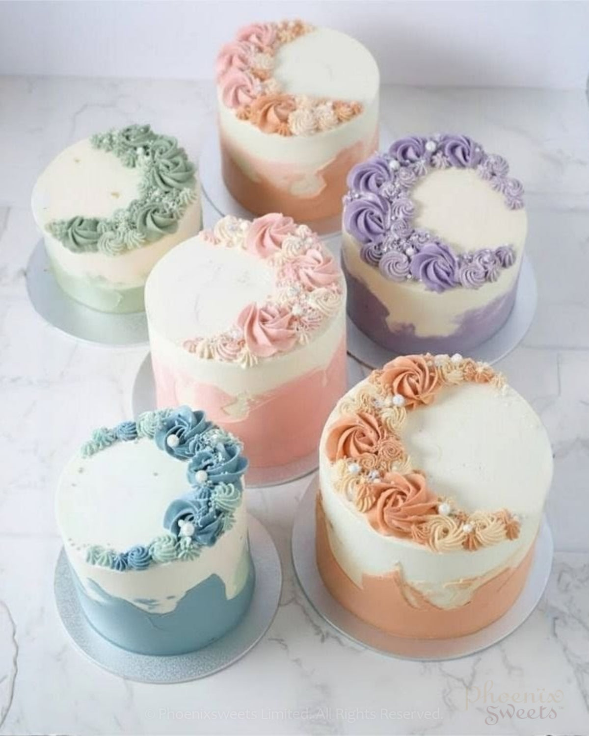 Butter Cream Cake - Colour Splash Cake