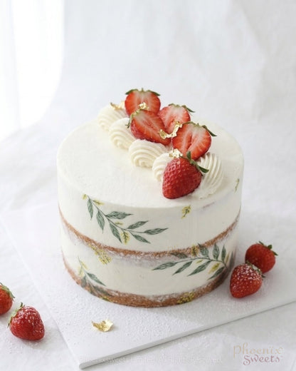Fresh Cream Cake - Strawberry Short Cake (Gluten Free)
