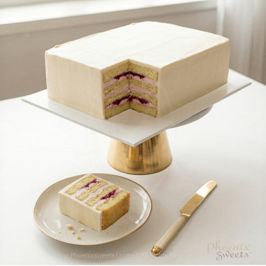 Butter Cream Cake - Plain Slab Cake