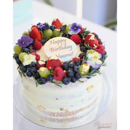 Butter Cream Cake - Tutti Frutti Cake