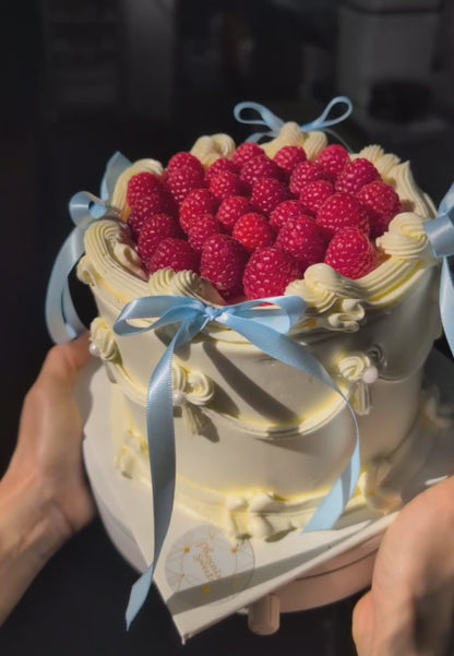 Butter Cream Cake - Raspberry Table Cake