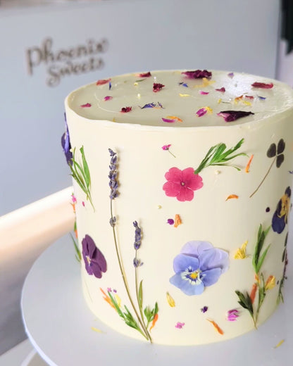 Butter Cream Cake - Flower Garden