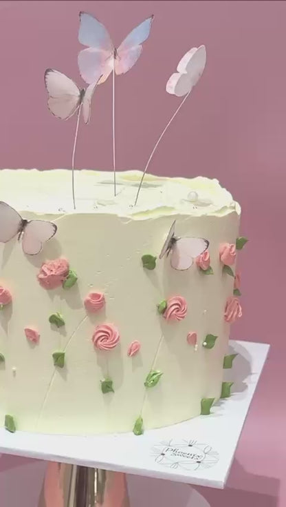 Butter Cream Cake - Whimsical Garden