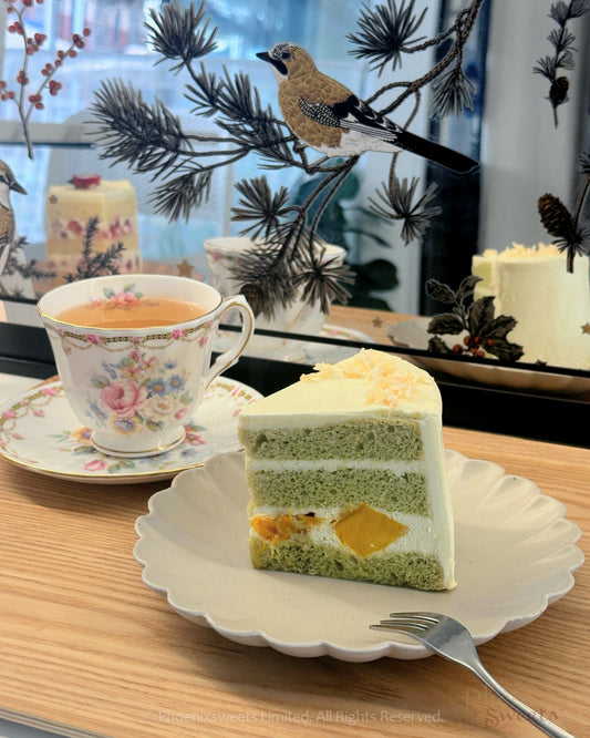 Fresh Cream Cake - Pandan Mango Coconut Cake (Gluten Free)