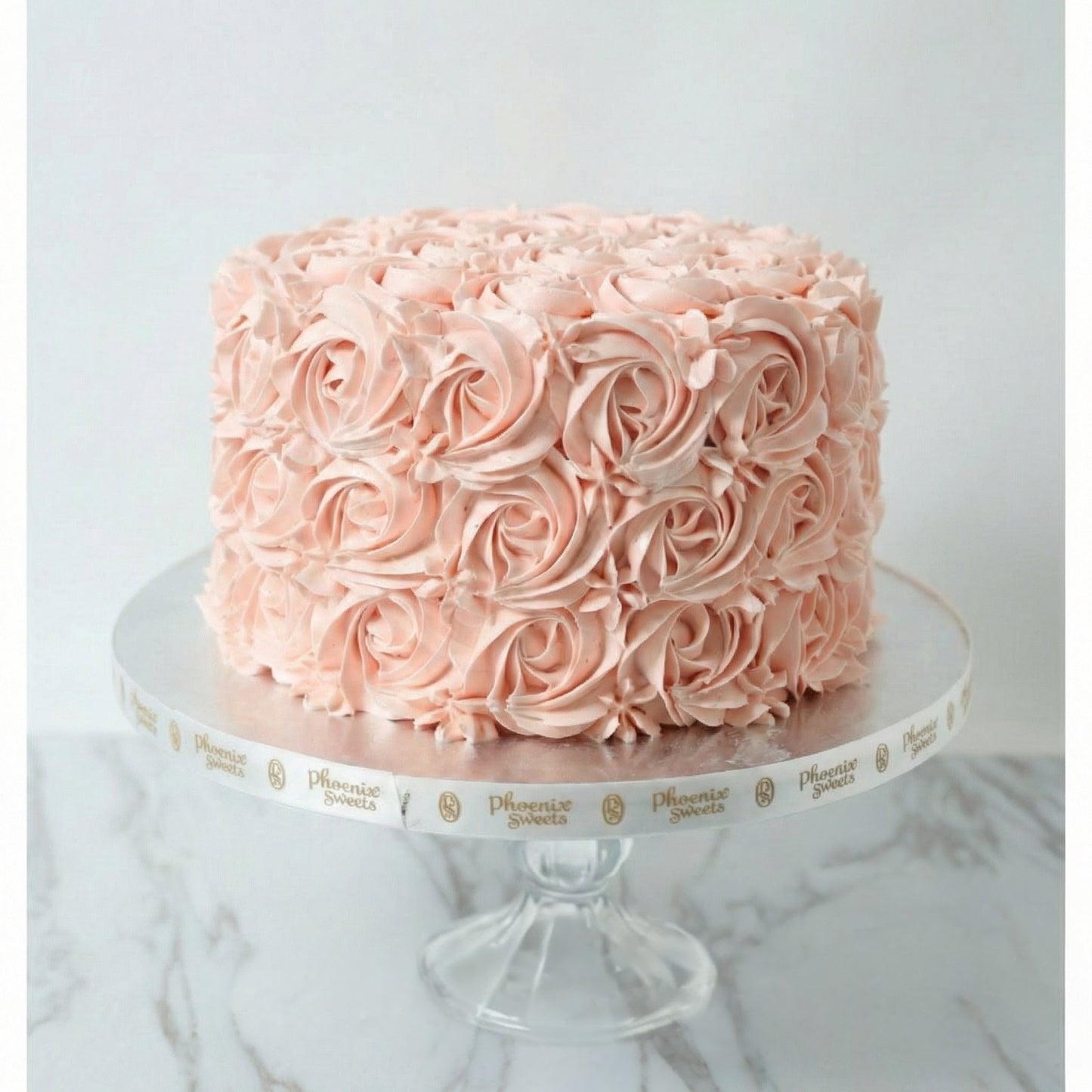 Butter Cream Cake - Rose Swirl