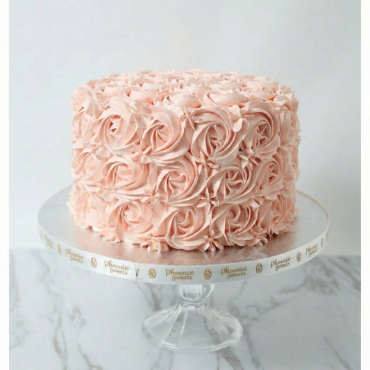 Butter Cream Cake - Rose Swirl
