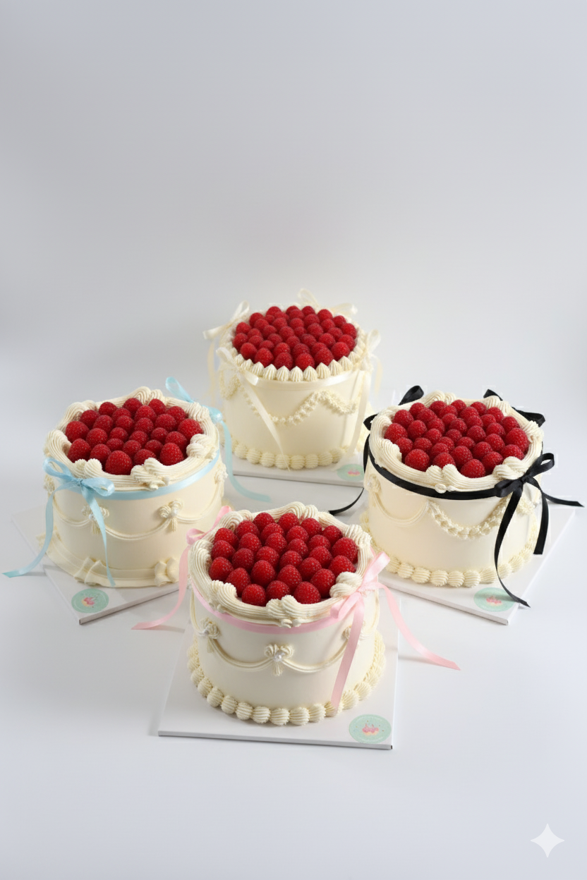 Butter Cream Cake - Raspberry Table Cake