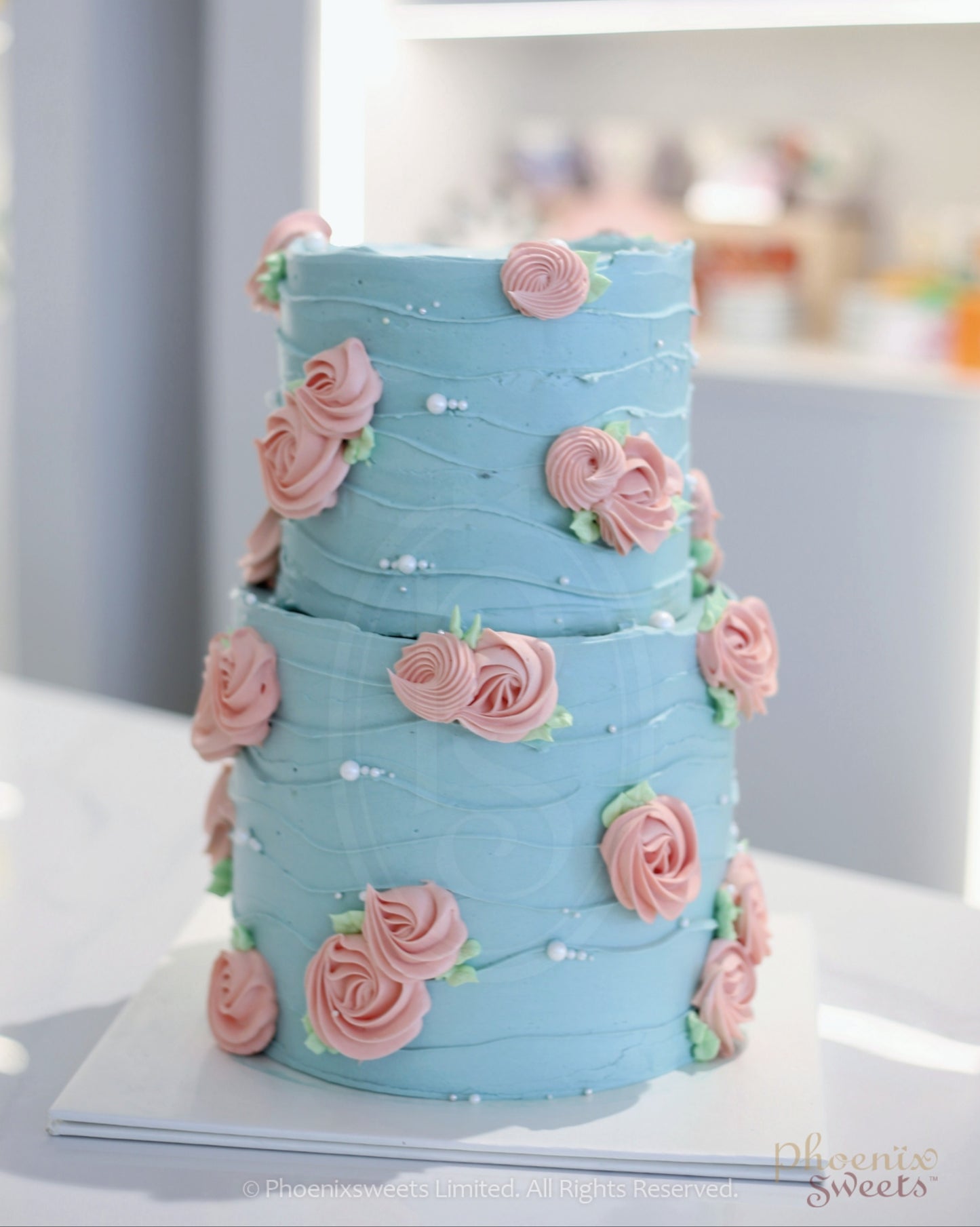 Butter Cream Cake - Swirls of Grace Cake