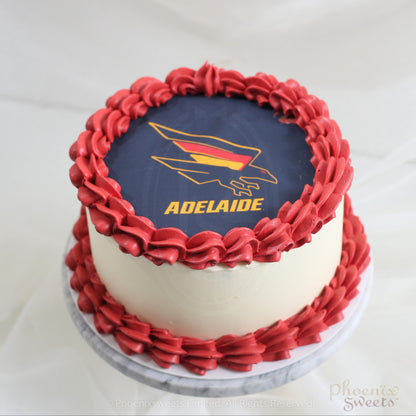 Butter Cream Cake - Digital Print Logo Cake