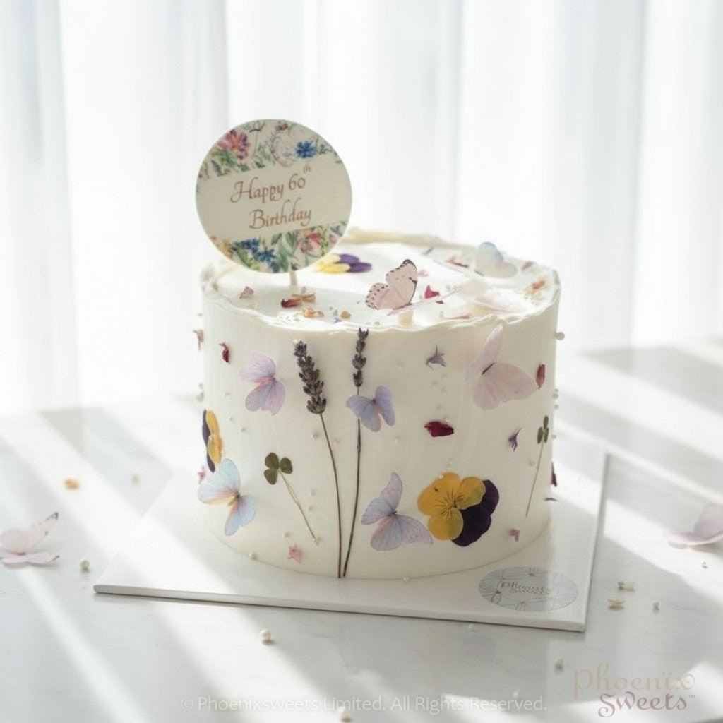 Butter Cream Cake - Flower Garden
