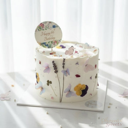 Butter Cream Cake - Flower Garden