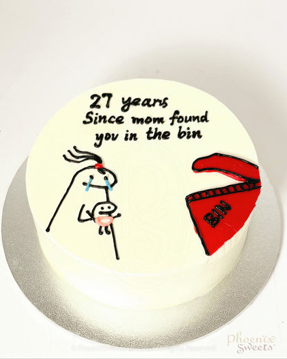 Butter Cream Cake - Meme Cake