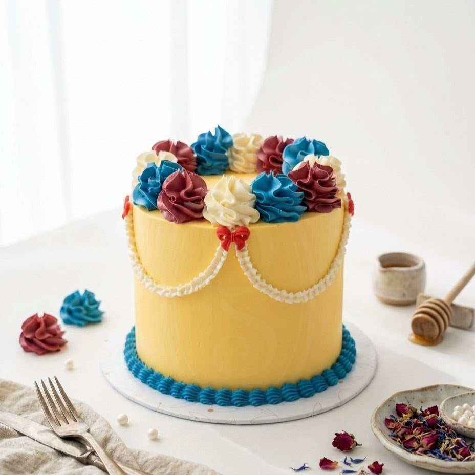 Butter Cream Cake - Princess Theme Cake - Snow White