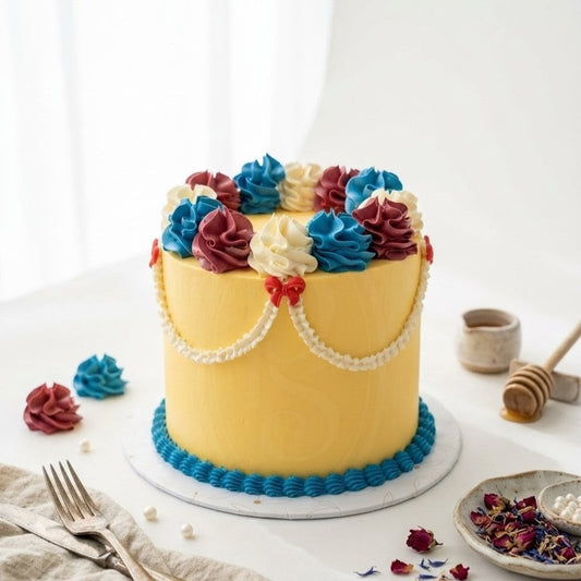Butter Cream Cake - Princess Theme Cake - Snow White