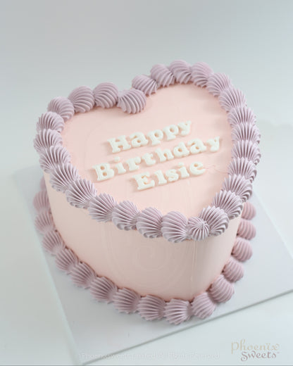 Butter Cream Cake - Simple Message Cake