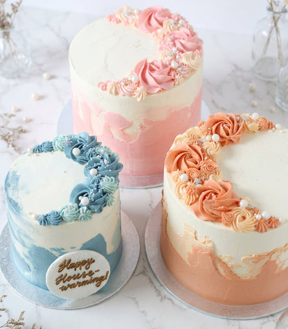 Phoenix Sweets Cakery - Butter Cream Cake - Colour Splash Cake. Celebrate Birthday, Wedding, Baby Shower and Anniversary in Adelaide, South Australia with Delicate Designs. Gift Items also available.