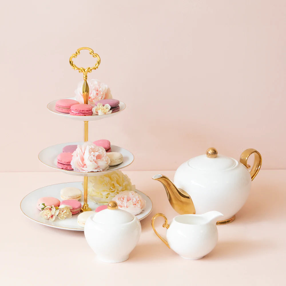 Cristina Re - Sugar Bowl & Creamer Ivory