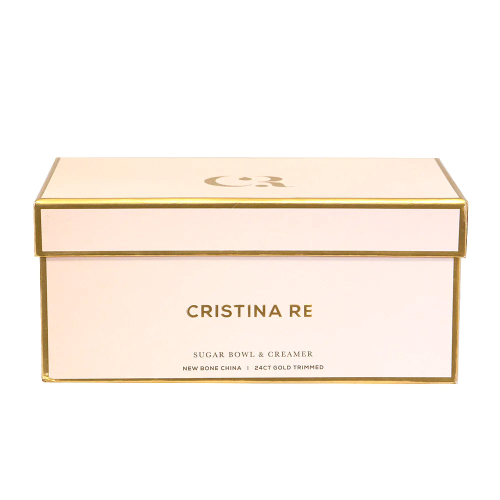 Cristina Re - Sugar Bowl & Creamer Ivory