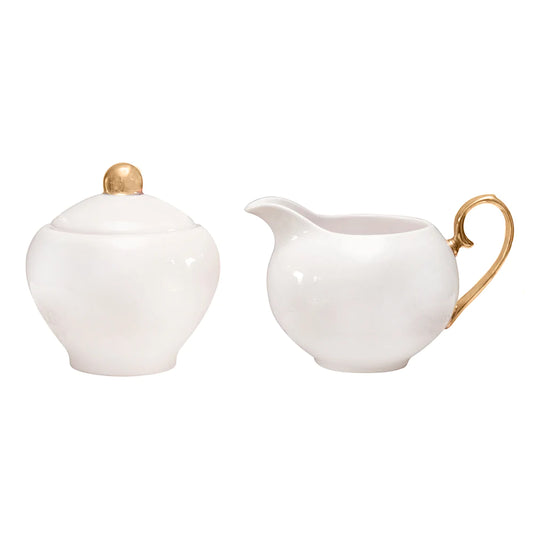 Cristina Re - Sugar Bowl & Creamer Ivory