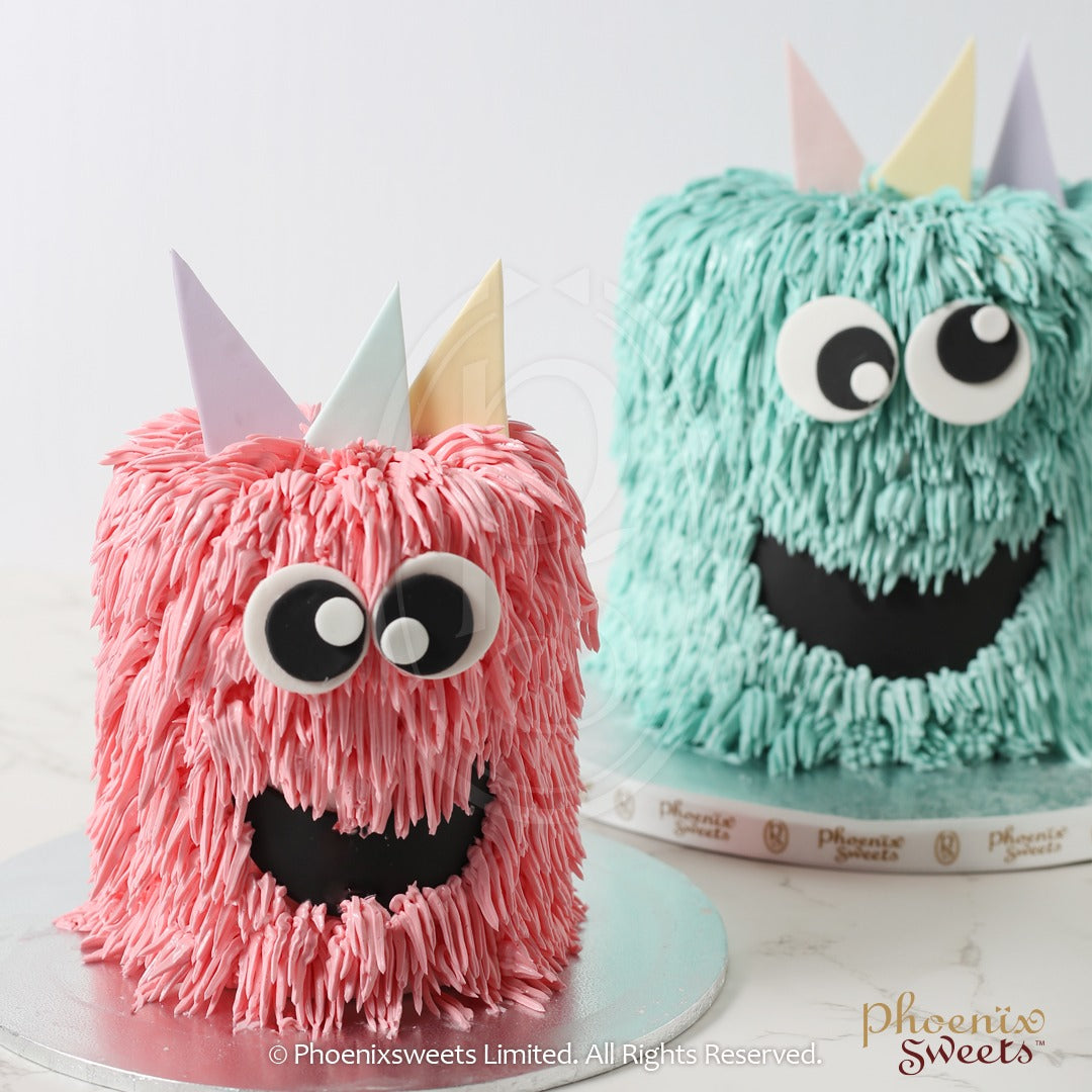 Butter Cream Cake - Happy Monster Cake