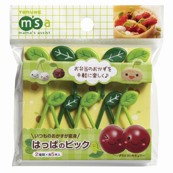 Tonune Lunchbox Decoration - Leaves Picks 2