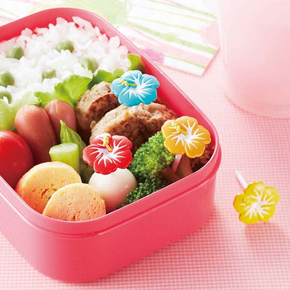 Tonune Lunchbox Decoration - Hibiscus Picks