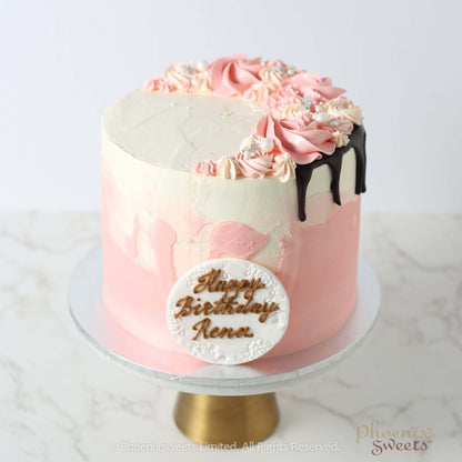 Phoenix Sweets Cakery - Butter Cream Cake - Colour Splash Cake. Celebrate Birthday, Wedding, Baby Shower and Anniversary in Adelaide, South Australia with Delicate Designs. Gift Items also available.