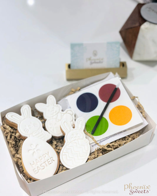 Paint Your Own Cookie (4pc) Gift Box Set - Happy Easter