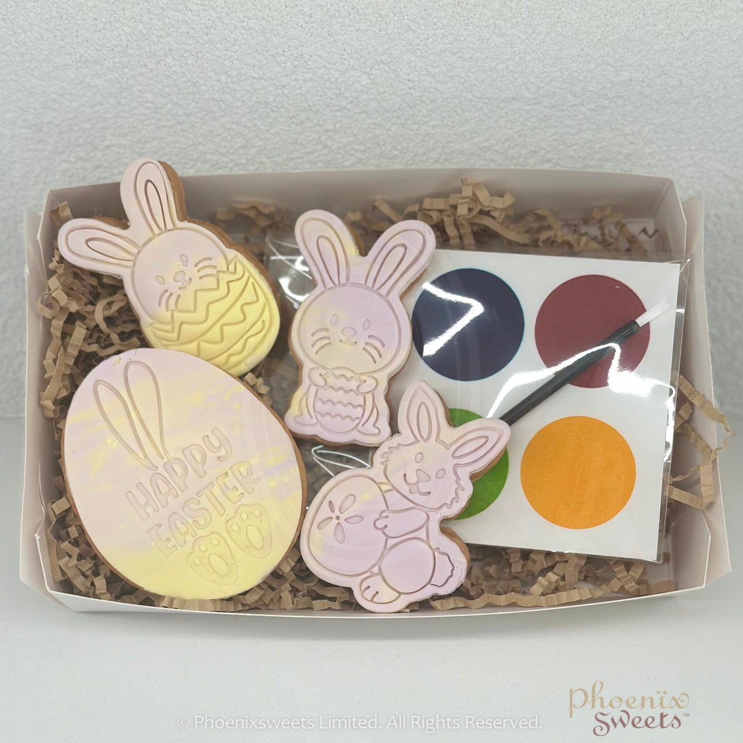 Paint Your Own Cookie (4pc) Gift Box Set - Happy Easter